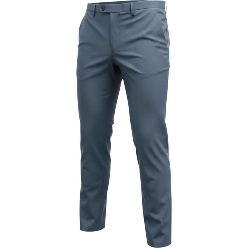 Kenneth Cole Reaction Mens 36x32 Navy Blue Stretch Slim Fit Dress Pants KD51070